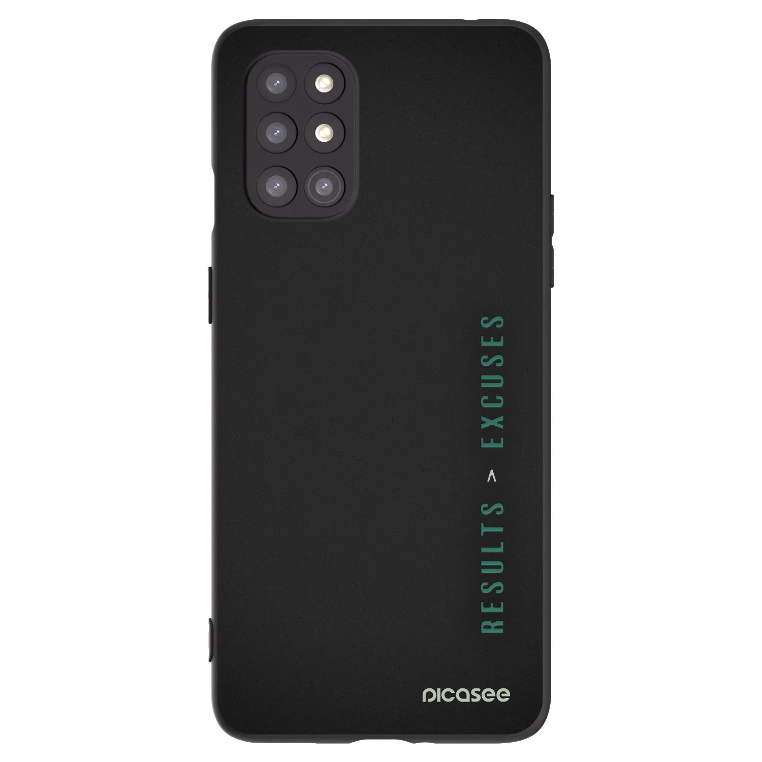 Picasee silikonový černý obal pro OnePlus 8T - Results x Excuses