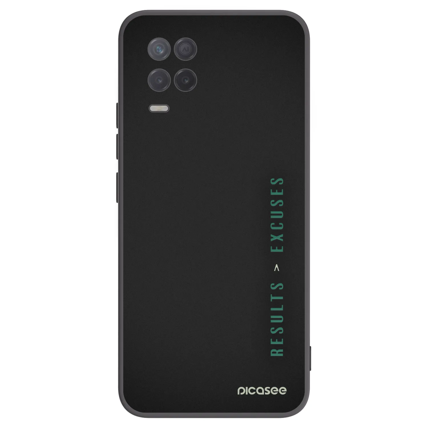 Picasee silikonový černý obal pro Realme 8 5G - Results x Excuses