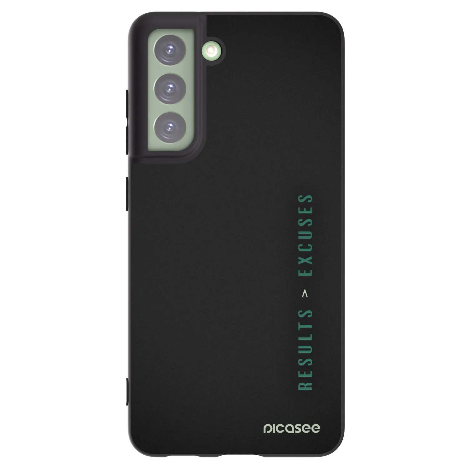 Picasee silikonový černý obal pro Samsung Galaxy S21 FE 5G - Results x Excuses
