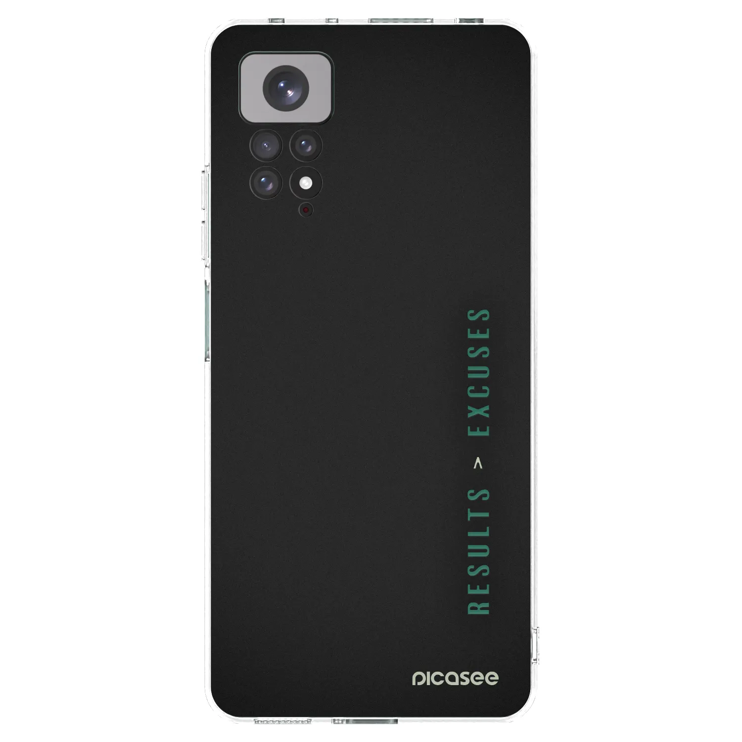 Picasee silikonový průhledný obal pro Xiaomi Redmi Note 11 - Results x Excuses