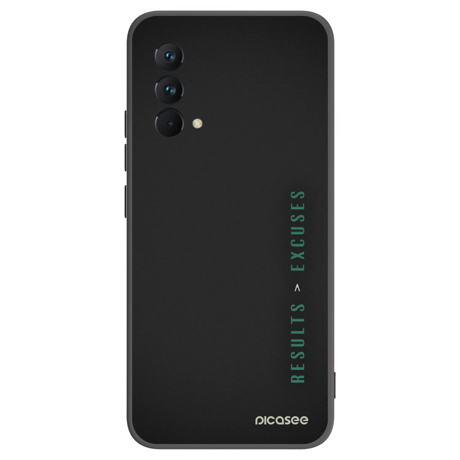 Picasee silikonový černý obal pro Realme GT Master Edition 5G - Results x Excuses