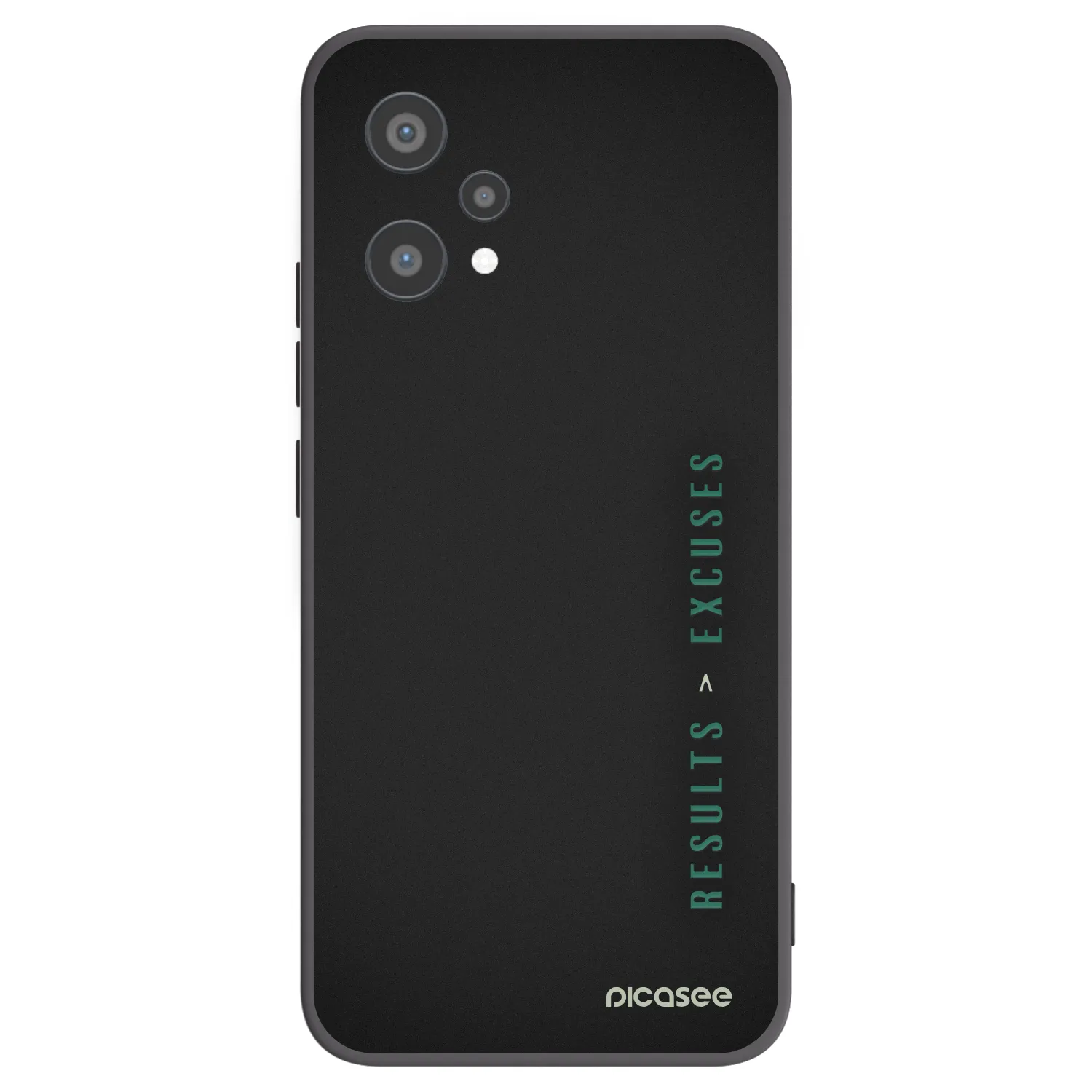 Picasee silikonový černý obal pro Realme 9 Pro 5G - Results x Excuses