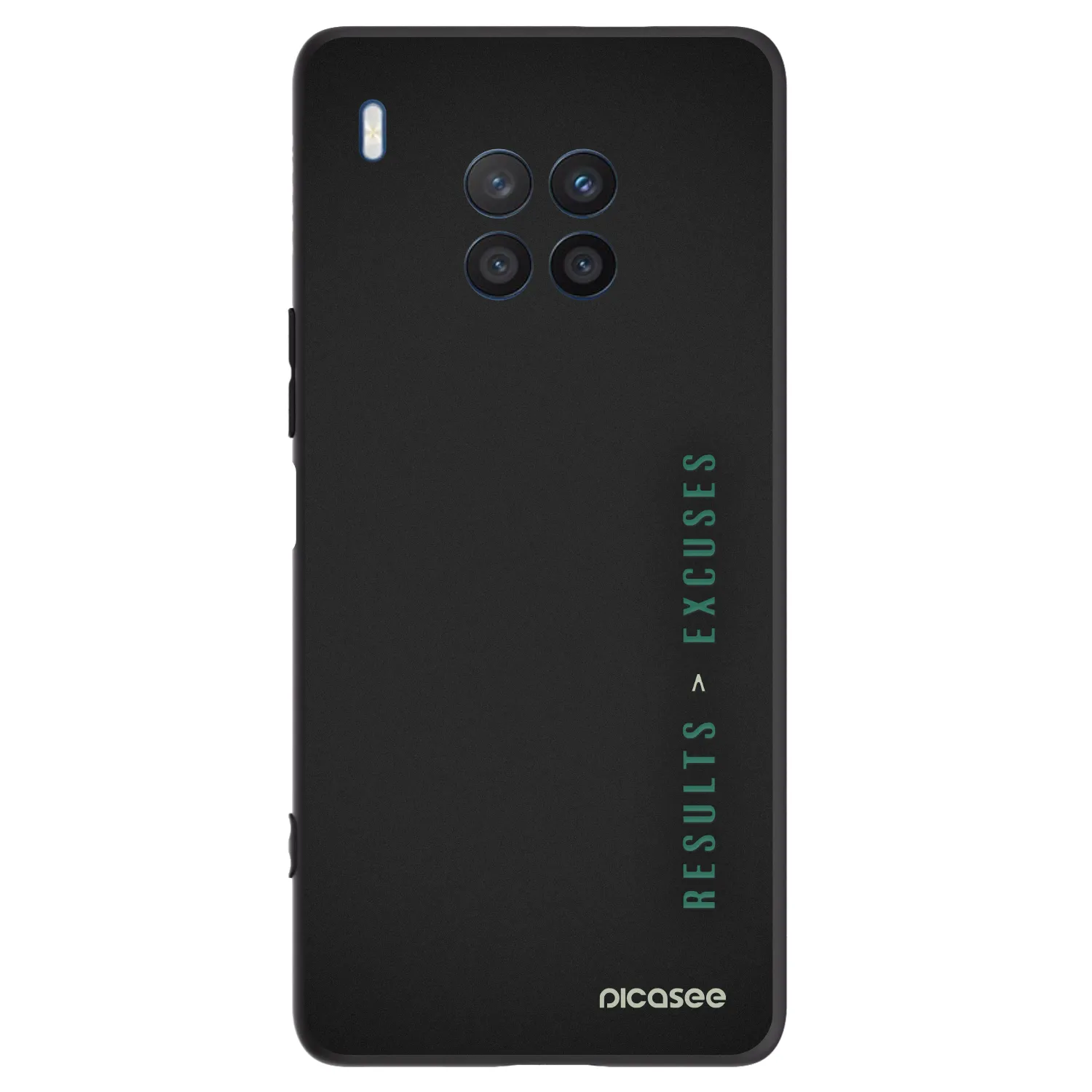Picasee silikonový černý obal pro Honor 50 Lite - Results x Excuses
