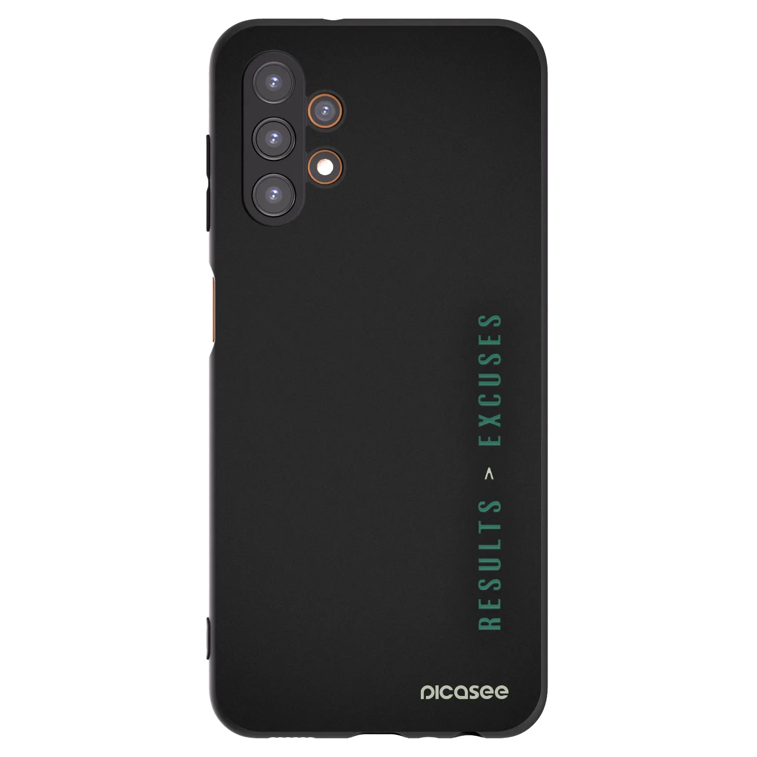 Picasee silikonový černý obal pro Samsung Galaxy A13 4G A135 - Results x Excuses