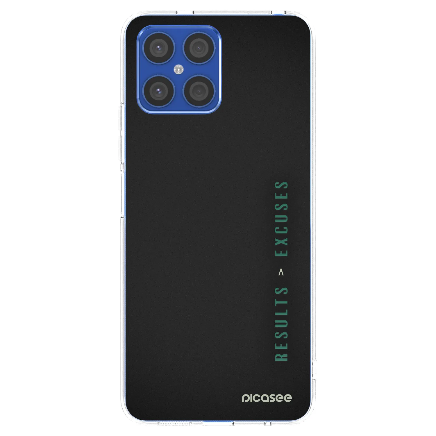 Picasee silikonový průhledný obal pro Honor X8 4G - Results x Excuses