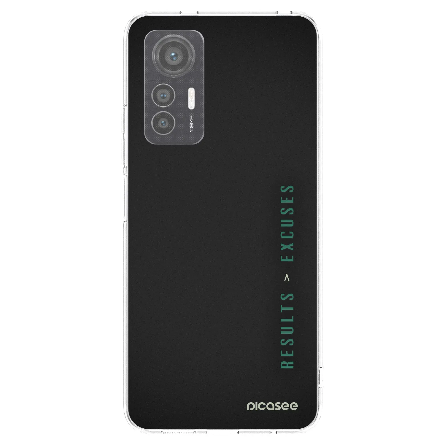 Picasee silikonový průhledný obal pro Xiaomi 12 Lite - Results x Excuses