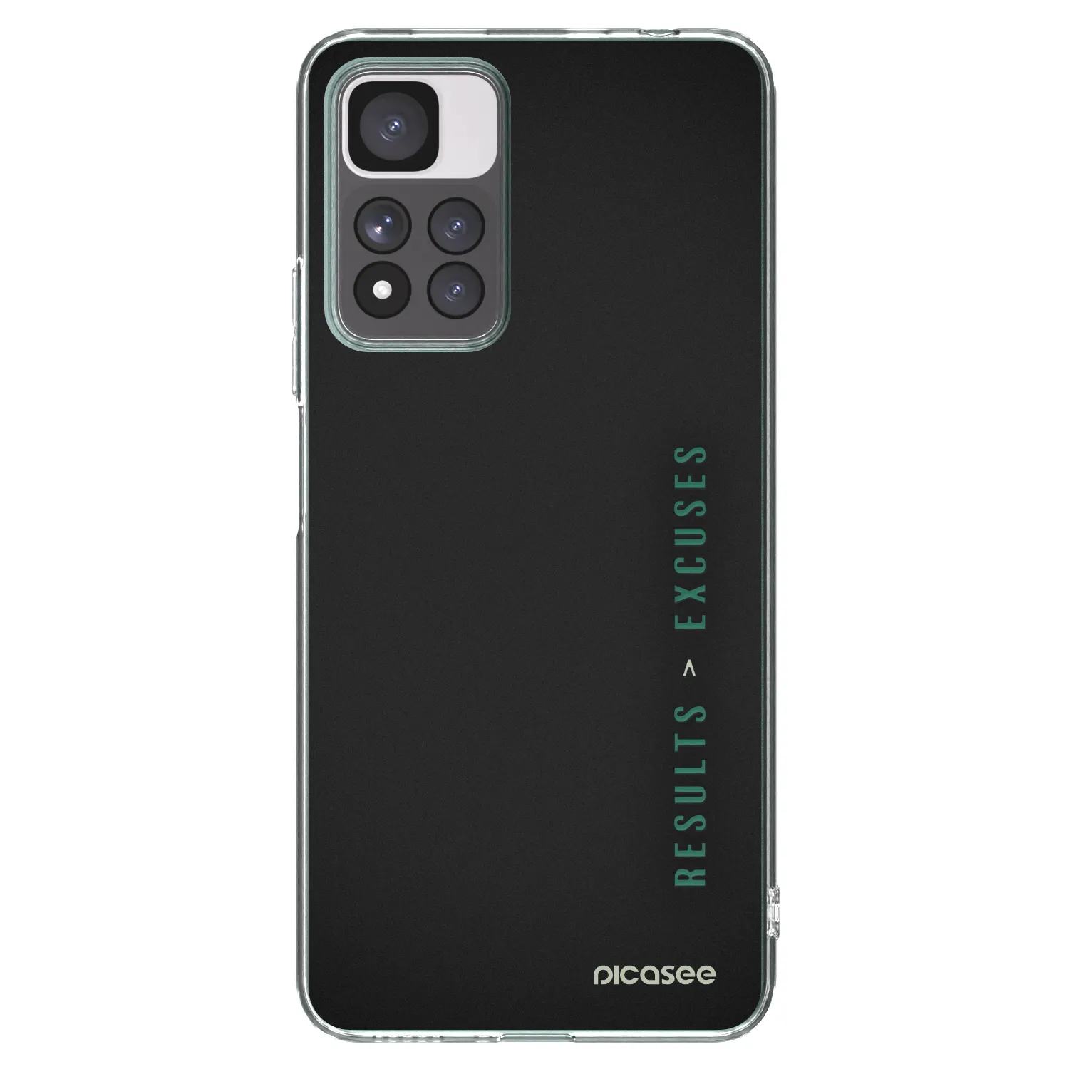 Picasee silikonový průhledný obal pro Xiaomi Redmi Note 11 Pro+ 5G - Results x Excuses