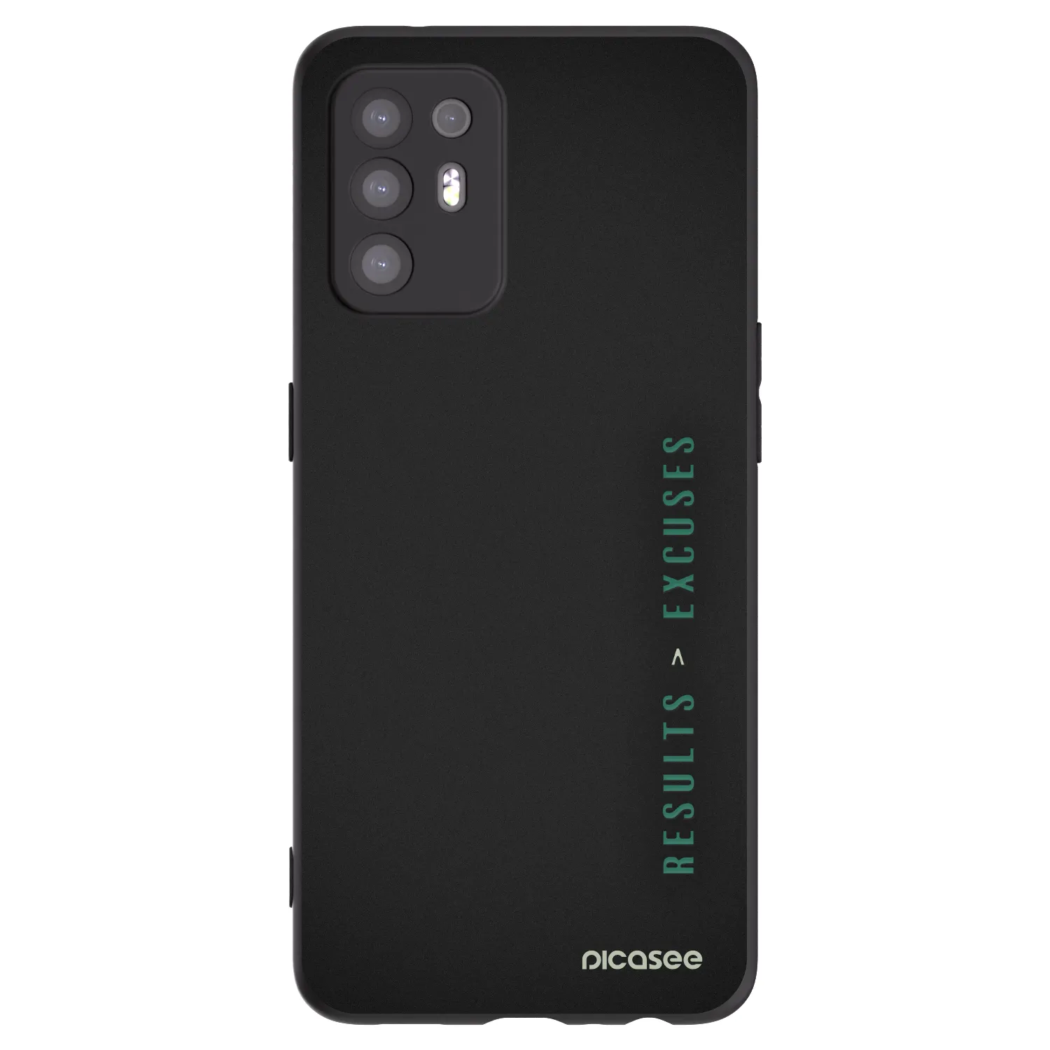 Picasee silikonový černý obal pro OPPO A94 5G - Results x Excuses