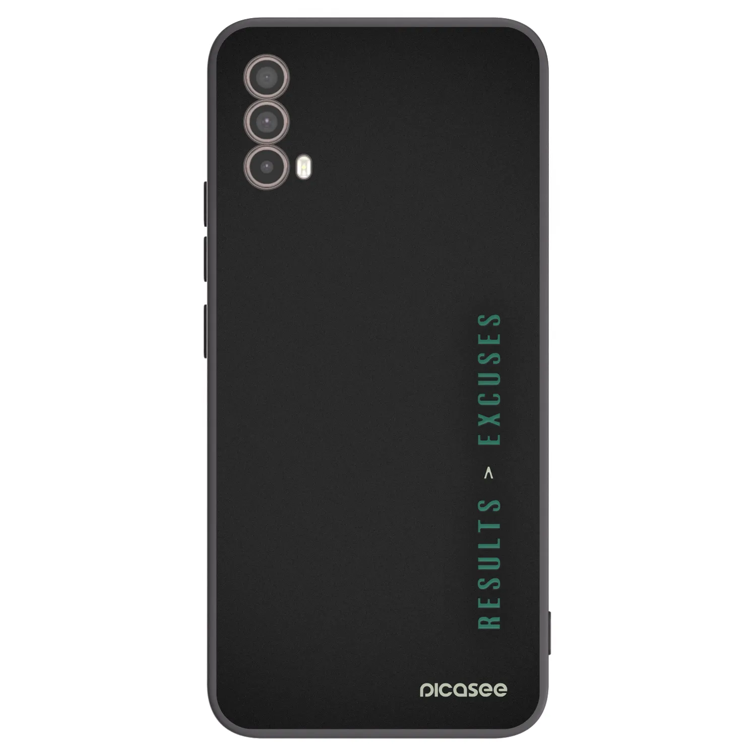 Picasee silikonový černý obal pro Motorola Moto E40 - Results x Excuses
