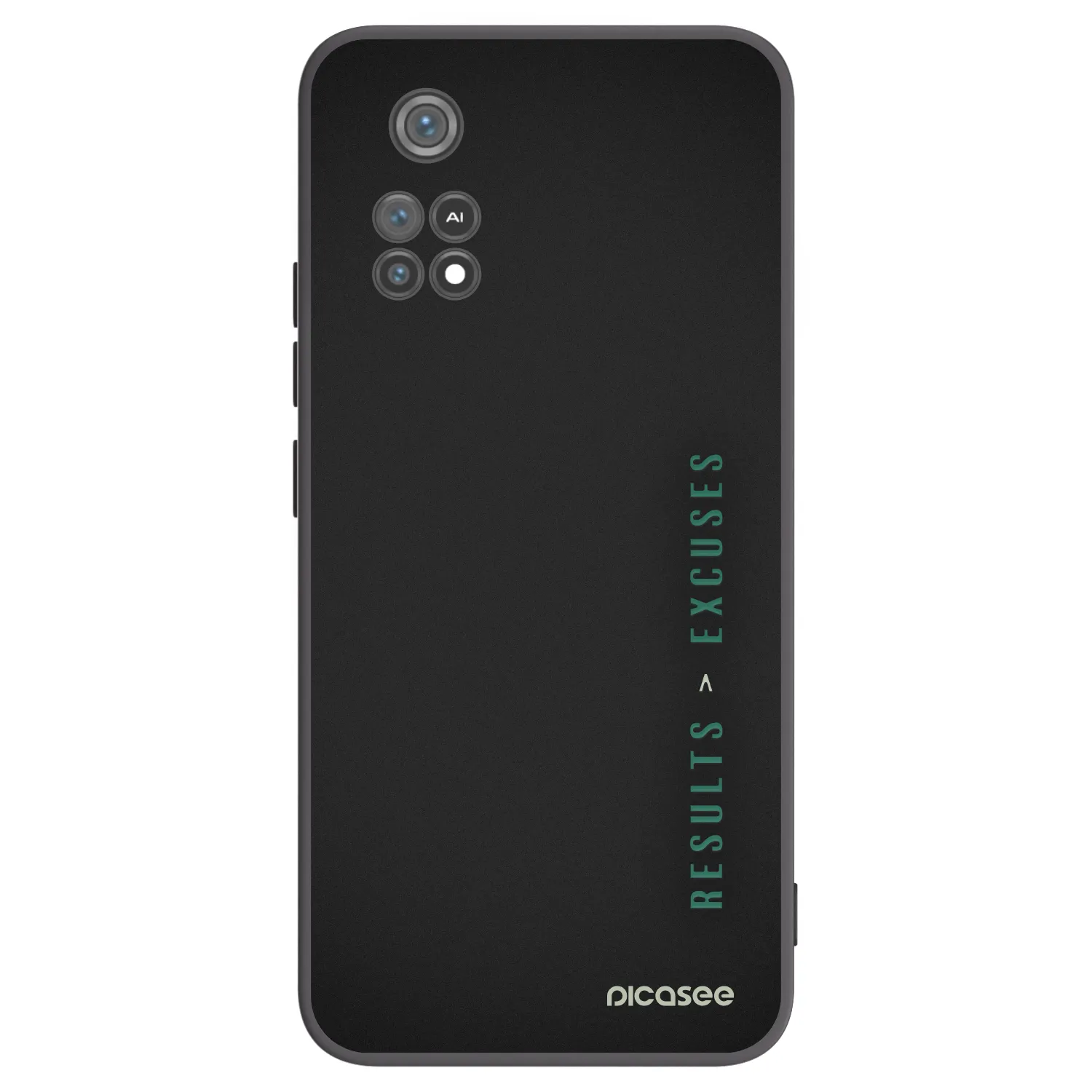 Picasee silikonový černý obal pro Xiaomi Poco M4 Pro - Results x Excuses