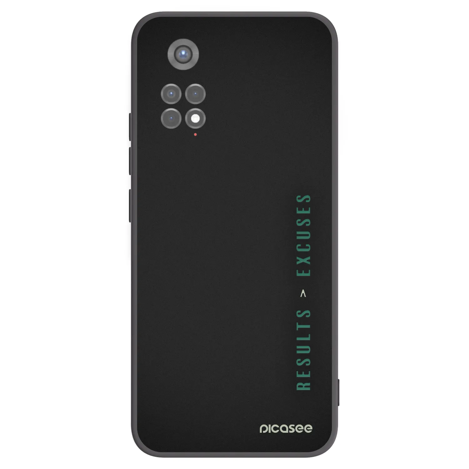 Picasee silikonový černý obal pro Xiaomi Redmi Note 11S 5G - Results x Excuses