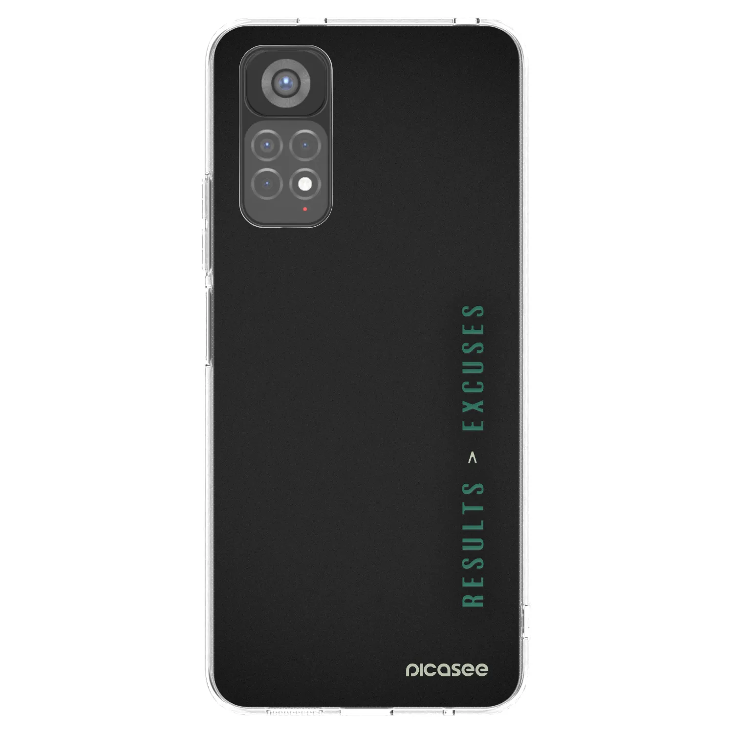 Picasee silikonový průhledný obal pro Xiaomi Redmi Note 11S 5G - Results x Excuses