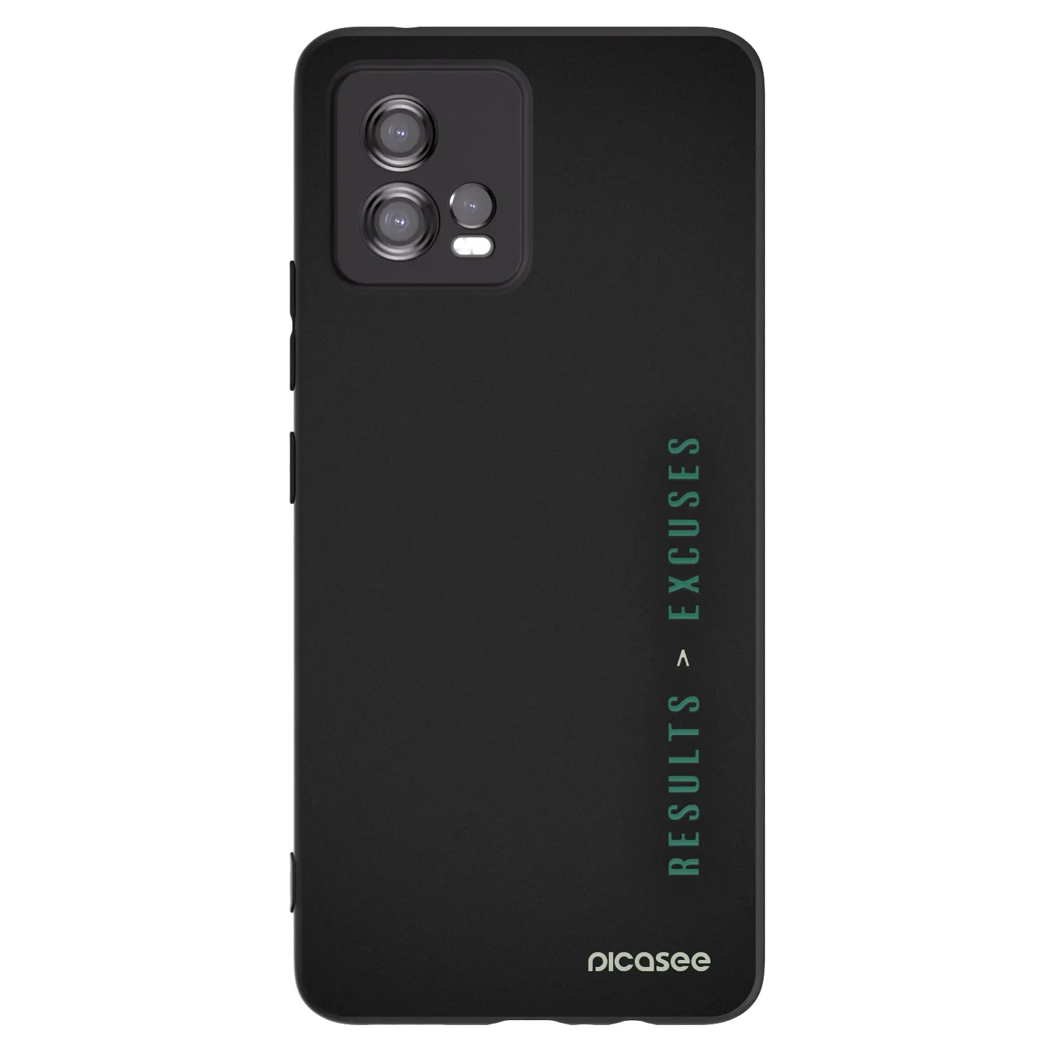Picasee silikonový černý obal pro Motorola Moto G72 - Results x Excuses