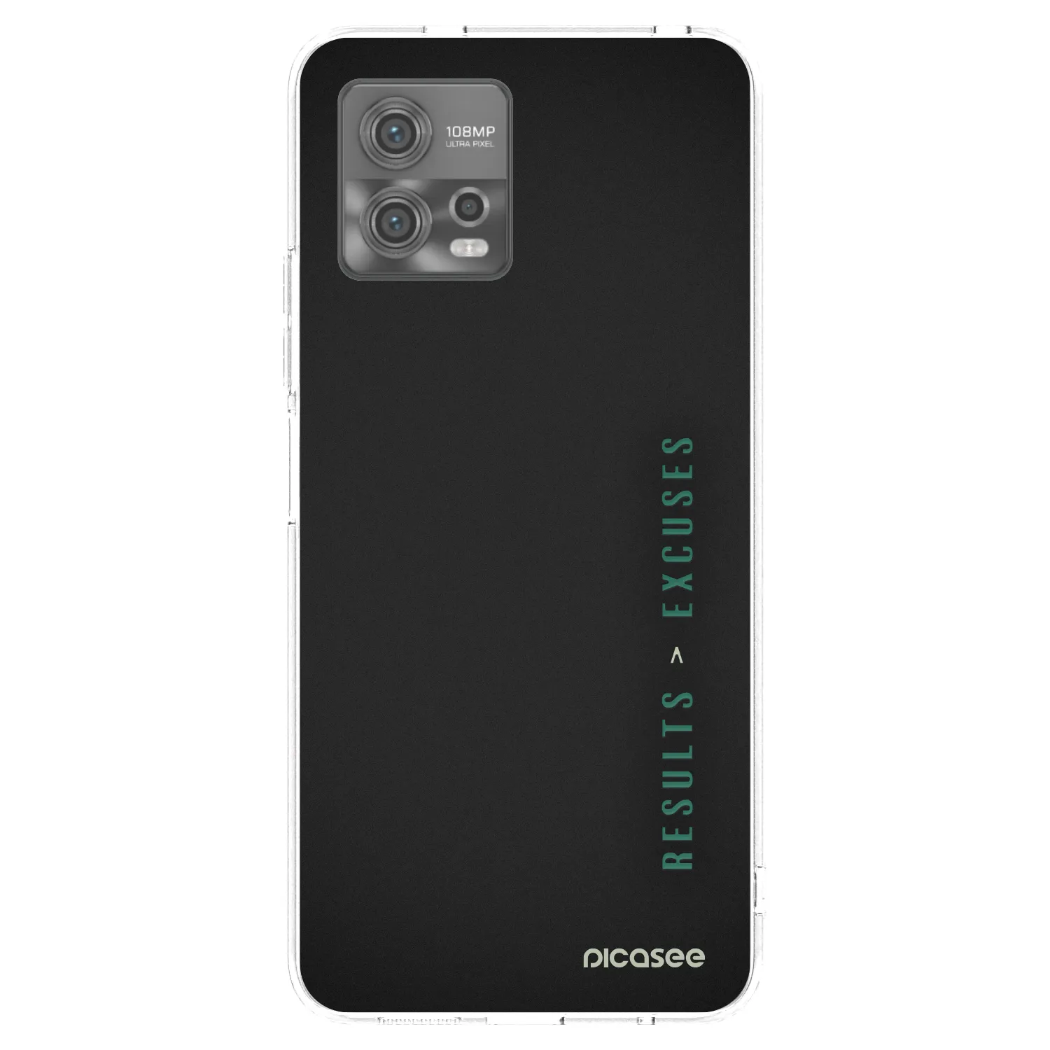 Picasee silikonový průhledný obal pro Motorola Moto G72 - Results x Excuses