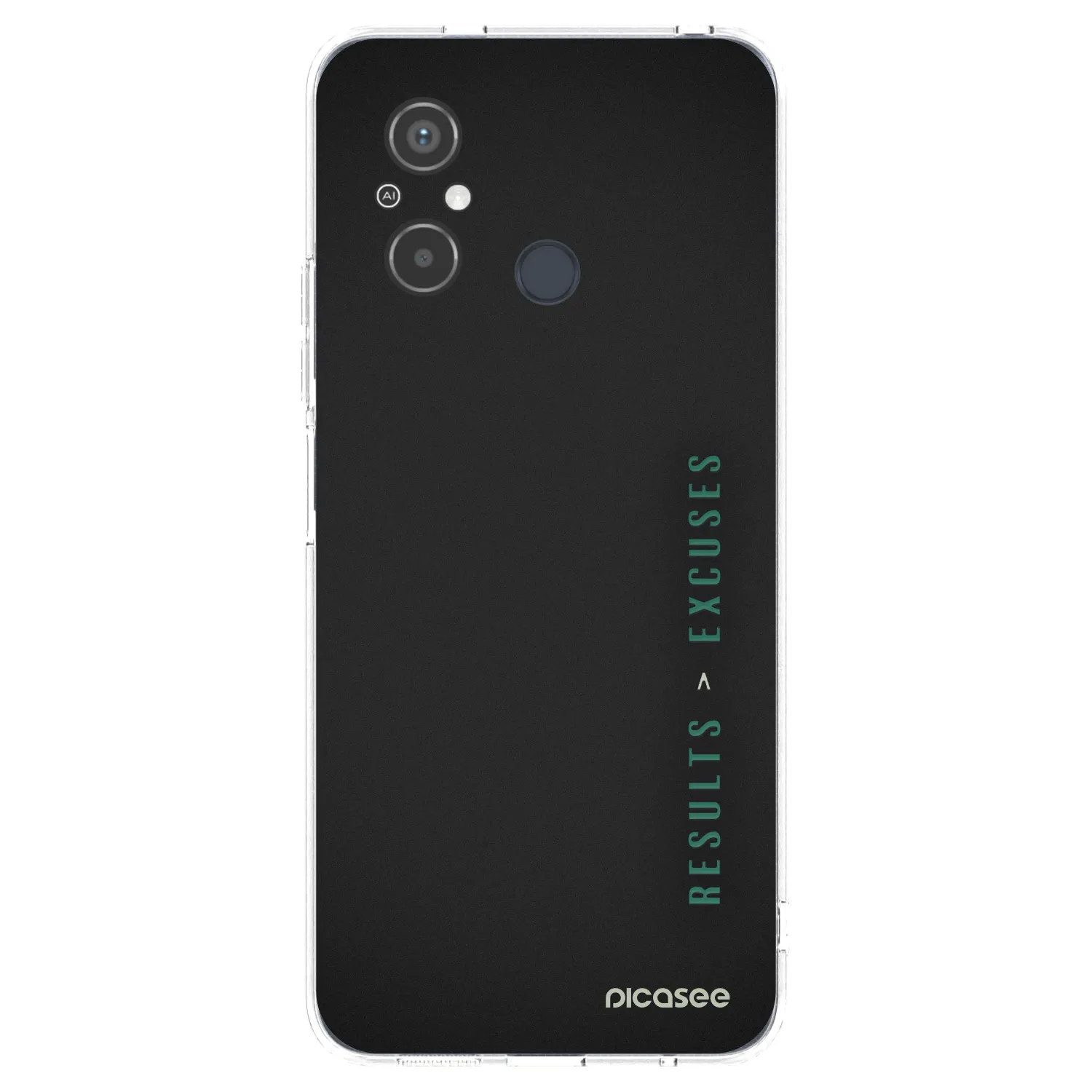 Picasee silikonový průhledný obal pro Xiaomi Redmi 12C - Results x Excuses