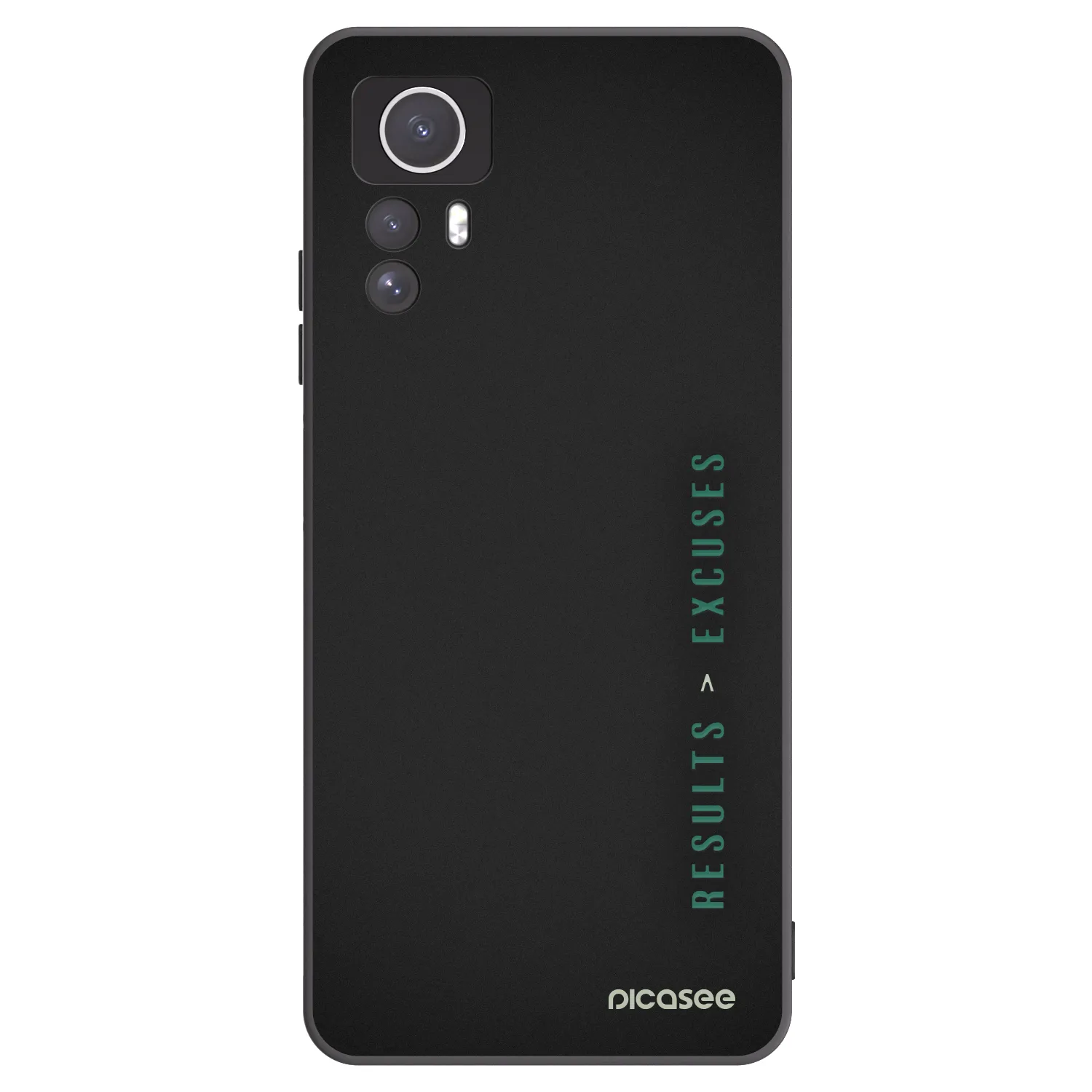 Picasee silikonový černý obal pro Xiaomi Redmi Note 12S - Results x Excuses
