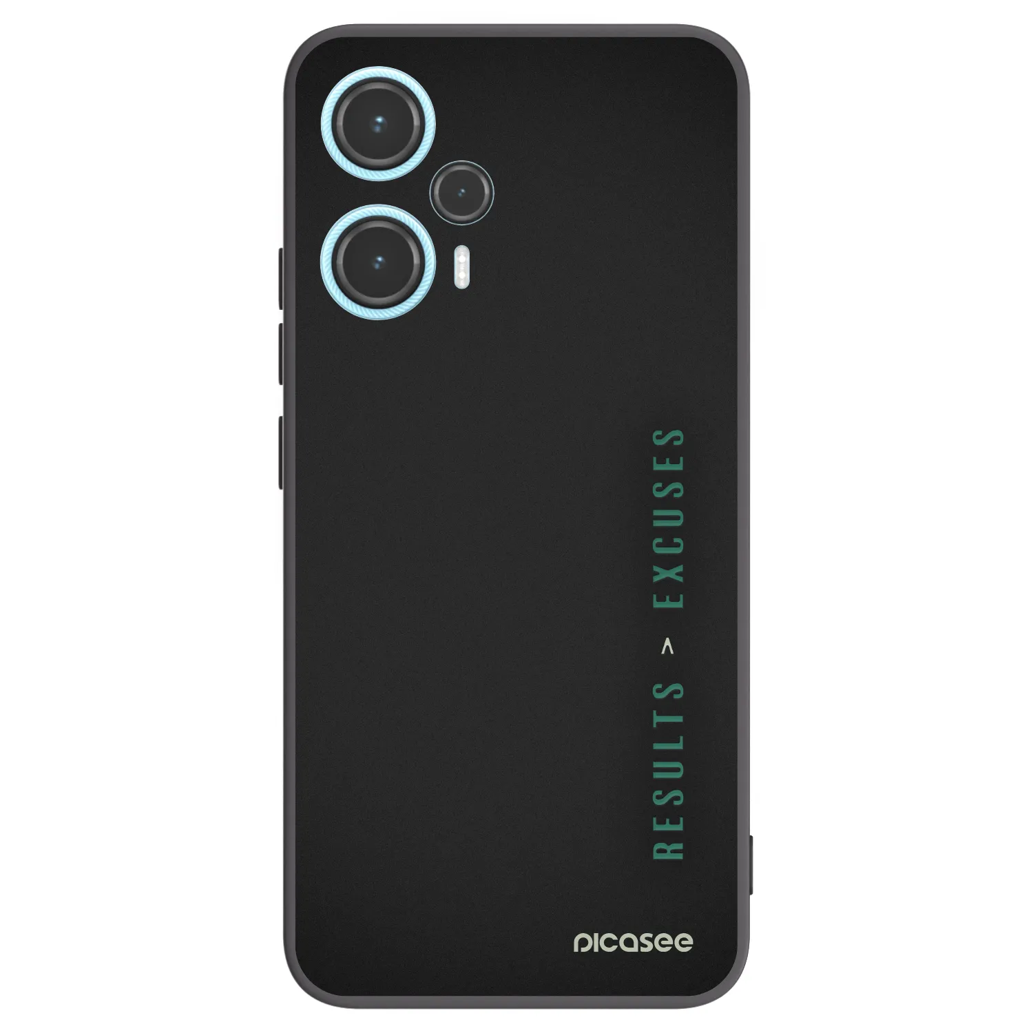 Picasee silikonový černý obal pro Xiaomi Poco F5 - Results x Excuses