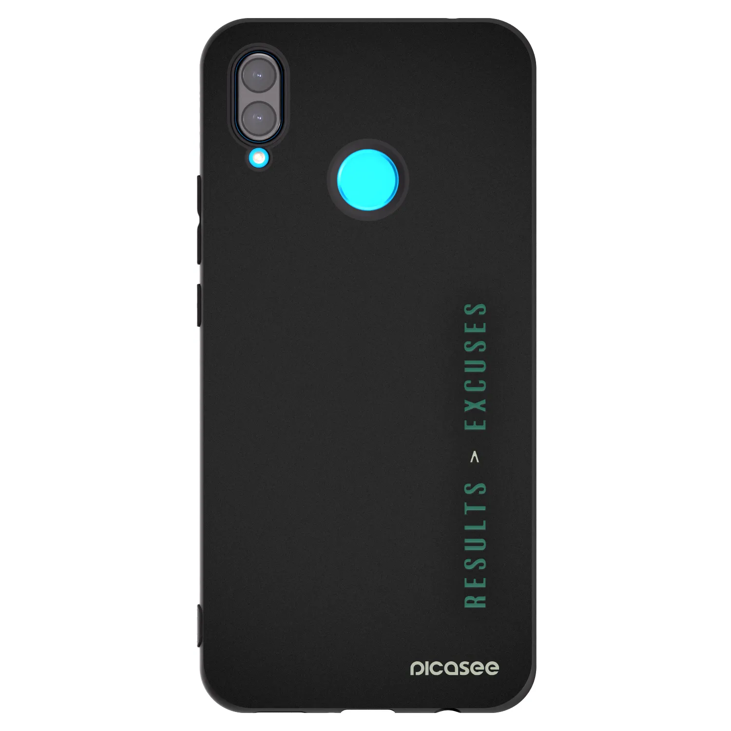 Picasee silikonový černý obal pro Huawei Nova 3i - Results x Excuses