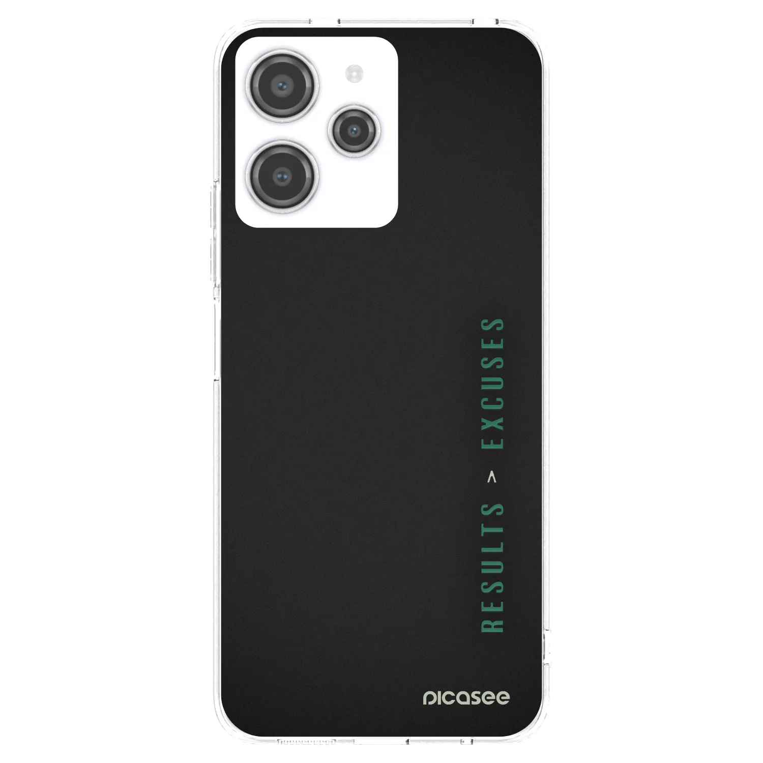 Picasee silikonový průhledný obal pro Xiaomi Redmi 12 4G - Results x Excuses
