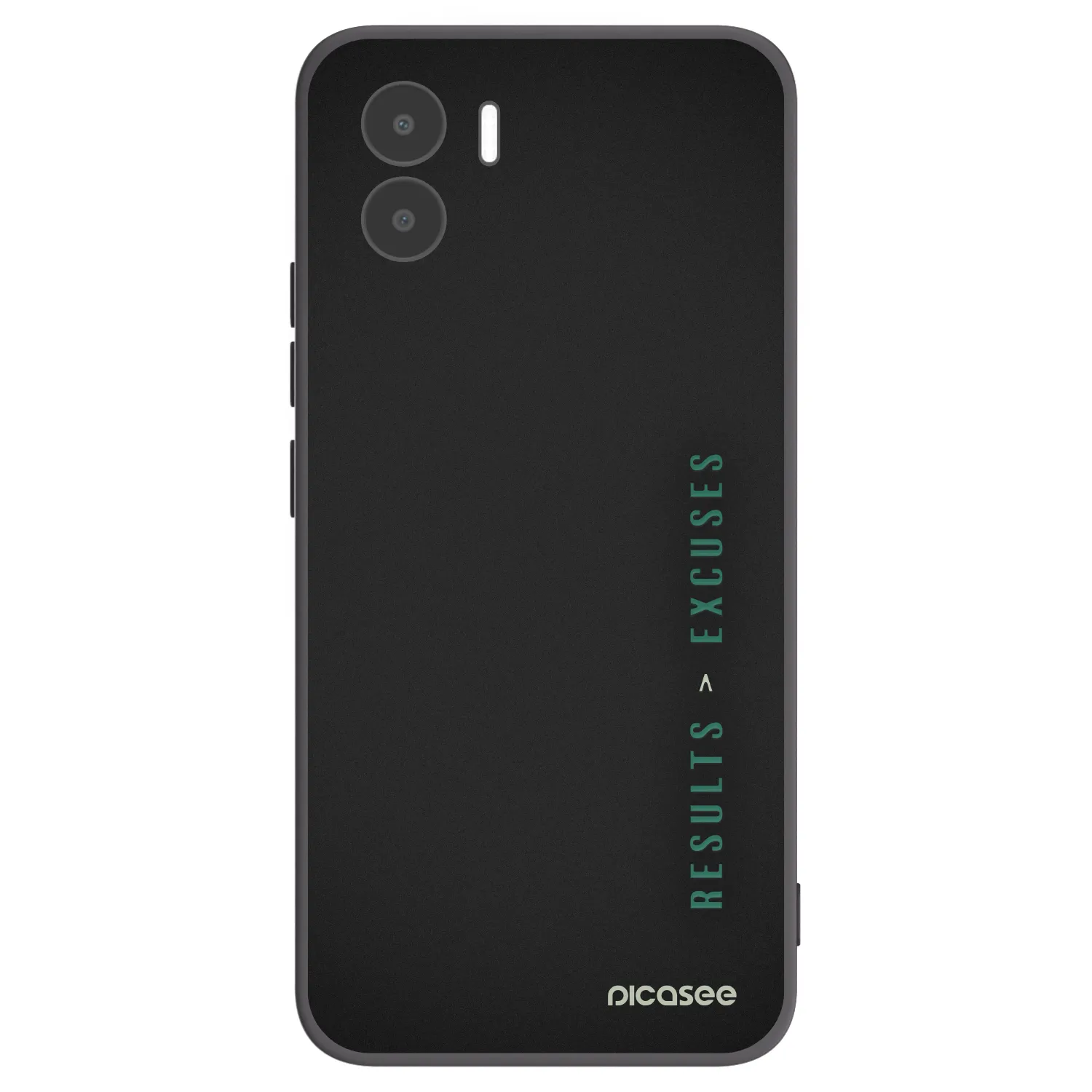 Picasee silikonový černý obal pro Xiaomi Redmi A2 - Results x Excuses