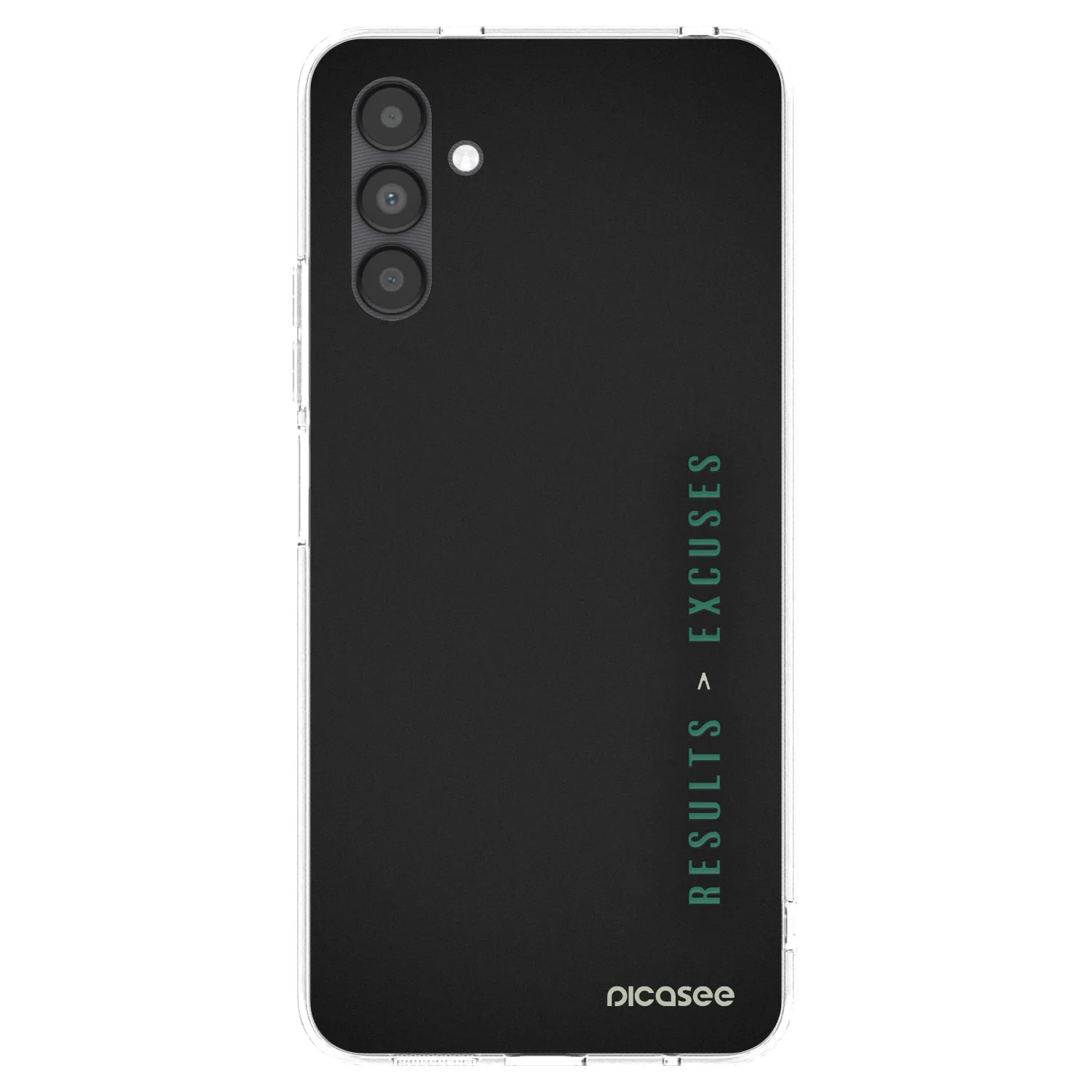 Picasee silikonový průhledný obal pro Samsung Galaxy A04s A047F - Results x Excuses