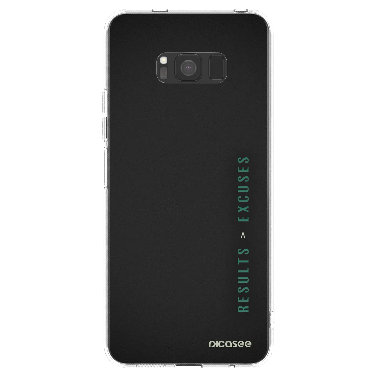 Picasee silikonový průhledný obal pro Samsung Galaxy S8 G950F - Results x Excuses