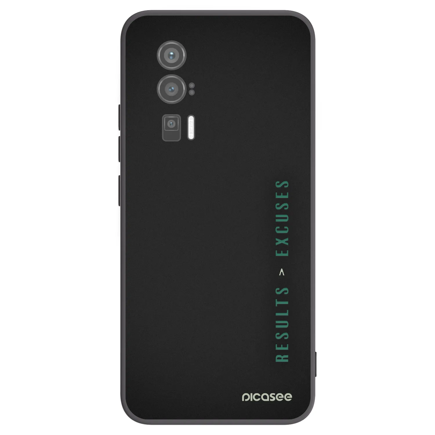 Picasee silikonový černý obal pro Xiaomi Poco F5 Pro 5G - Results x Excuses