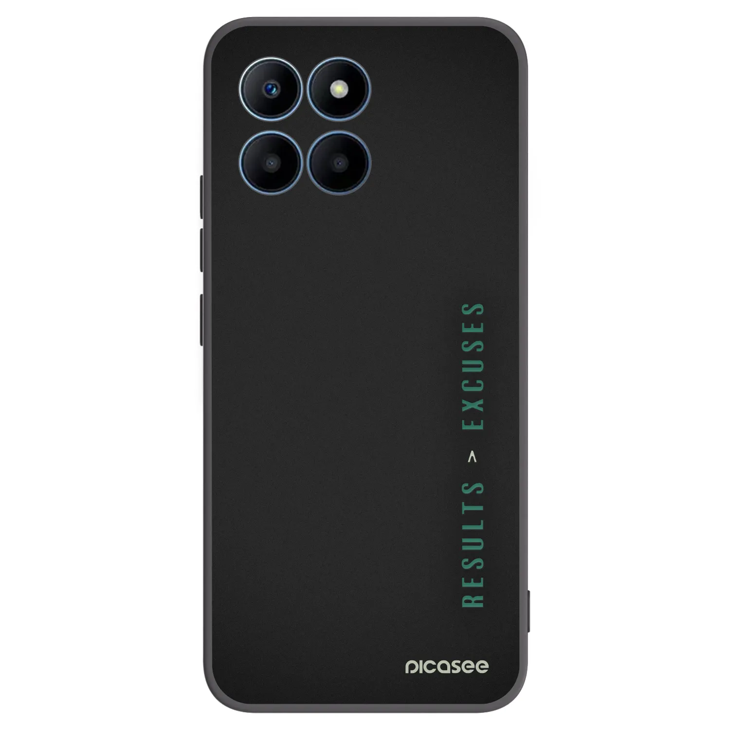 Picasee silikonový černý obal pro Honor 70 Lite - Results x Excuses