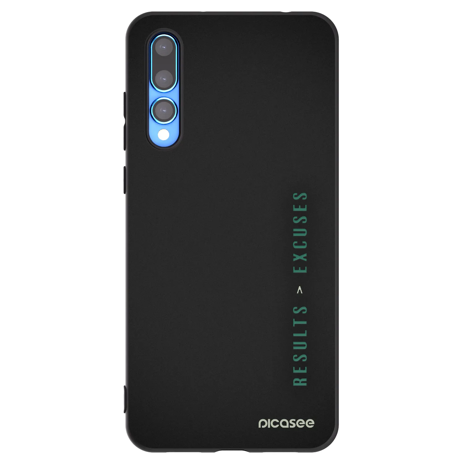 Picasee silikonový černý obal pro Huawei P20 Pro - Results x Excuses