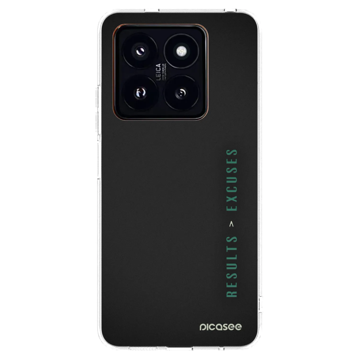 Picasee silikonový průhledný obal pro Xiaomi 14 Pro - Results x Excuses