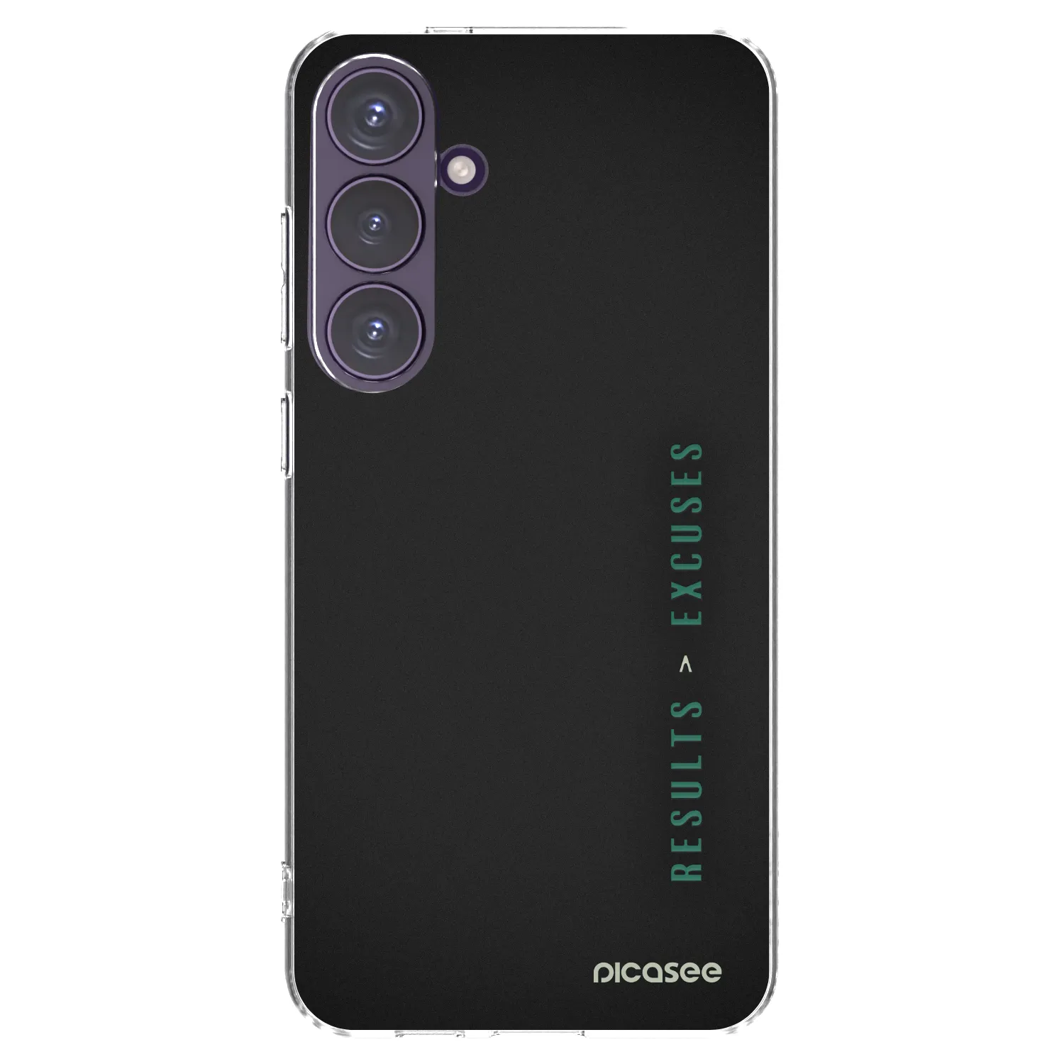 Picasee silikonový průhledný obal pro Samsung Galaxy S24+ S926B 5G - Results x Excuses