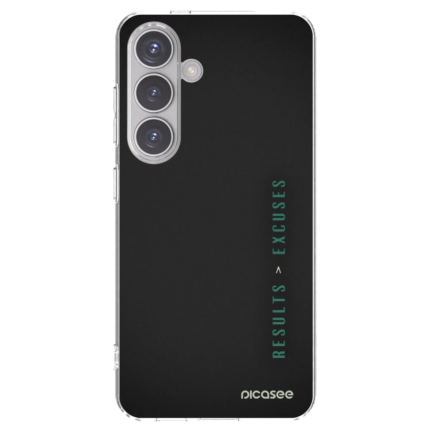 Picasee silikonový průhledný obal pro Samsung Galaxy S24 S921B 5G - Results x Excuses