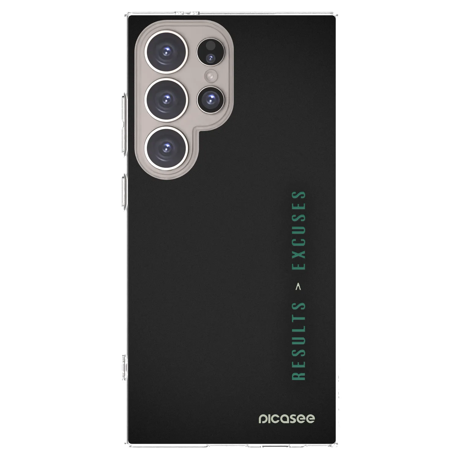 Picasee silikonový průhledný obal pro Samsung Galaxy S24 Ultra S928B 5G - Results x Excuses