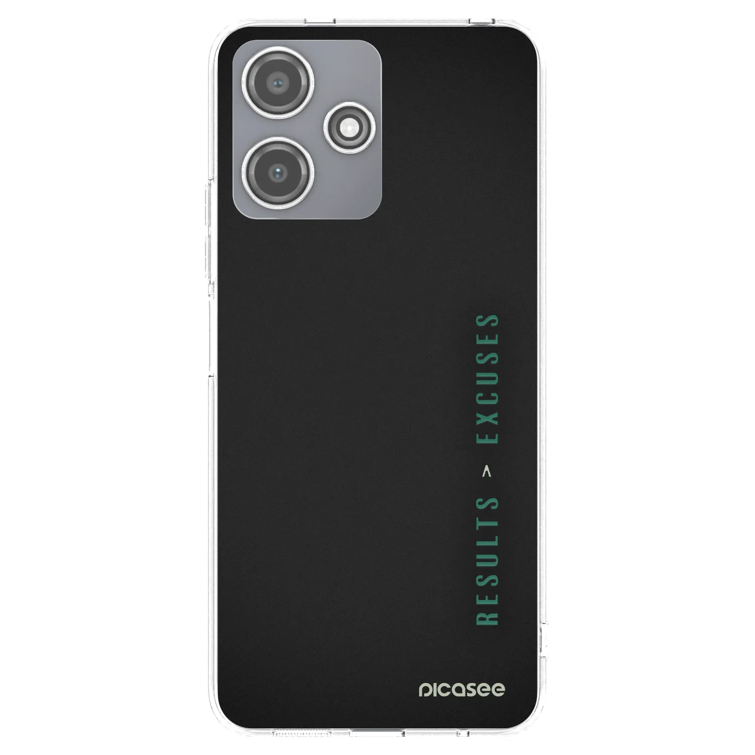 Picasee silikonový průhledný obal pro Xiaomi Redmi 12 5G - Results x Excuses