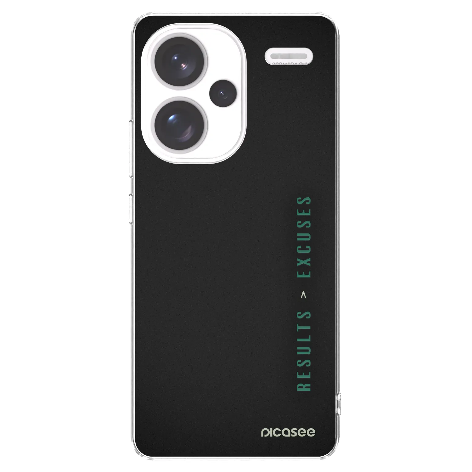 Picasee silikonový průhledný obal pro Xiaomi Redmi Note 13 Pro+ 5G - Results x Excuses