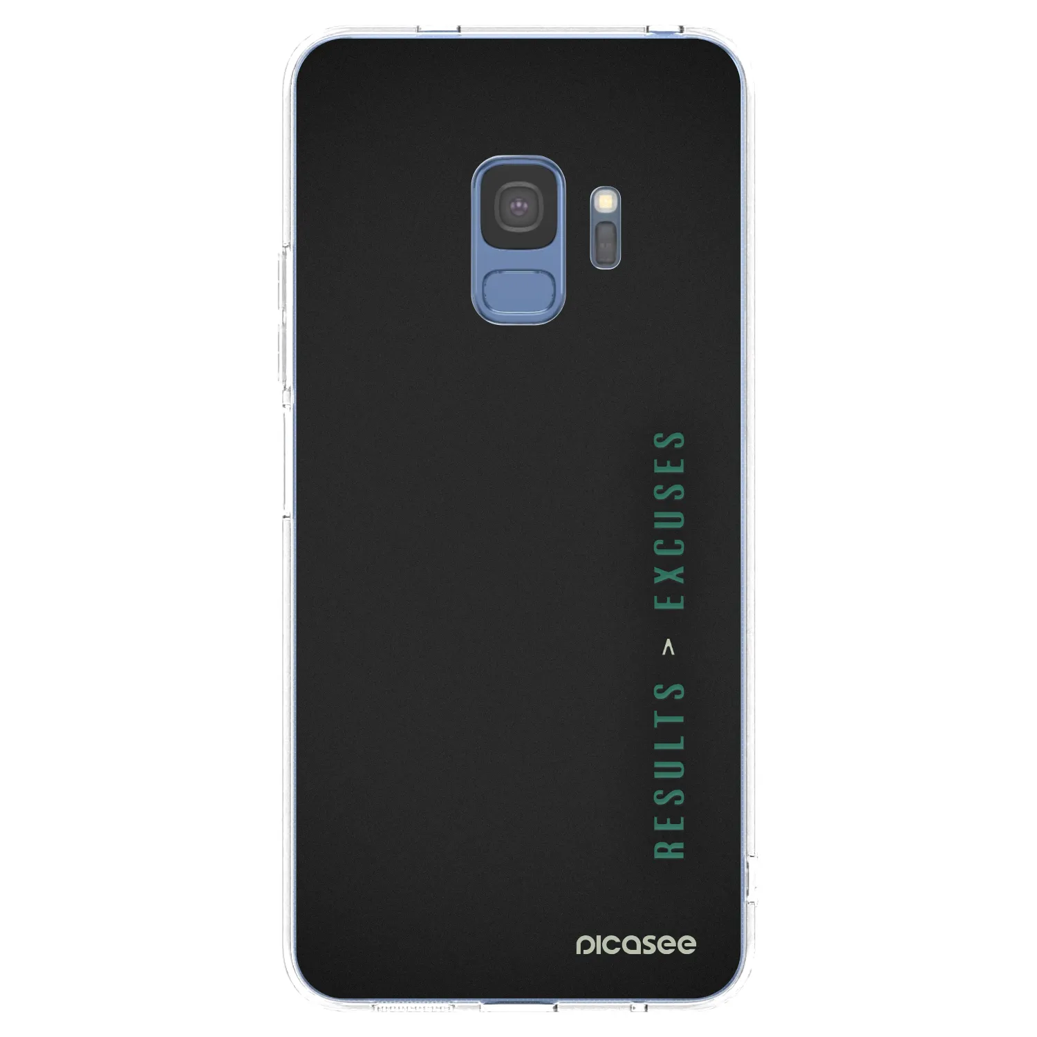 Picasee silikonový průhledný obal pro Samsung Galaxy S9 G960F - Results x Excuses