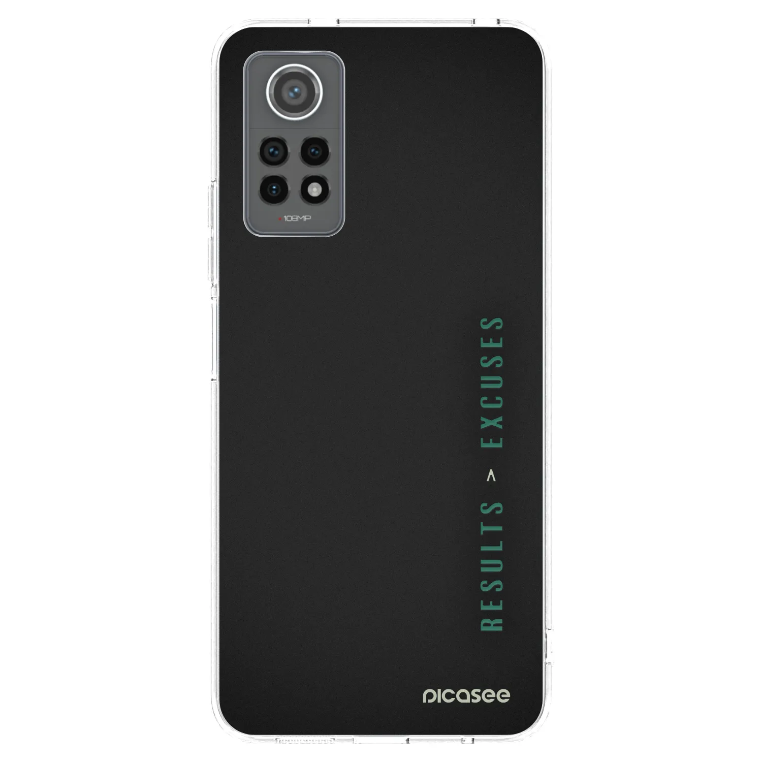Picasee silikonový průhledný obal pro Xiaomi Redmi Note 12 Pro 4G - Results x Excuses