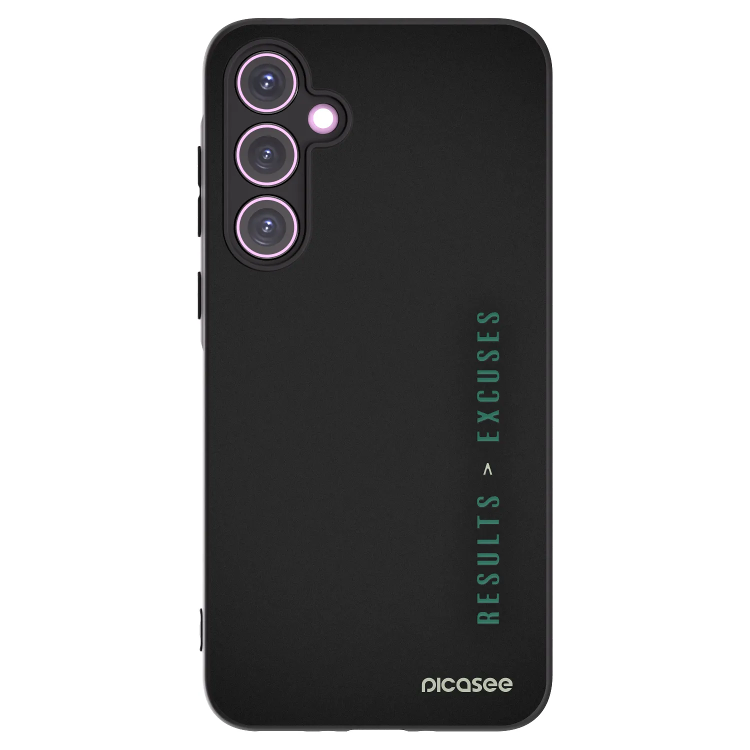 Picasee silikonový černý obal pro Samsung Galaxy A35 5G A356B - Results x Excuses