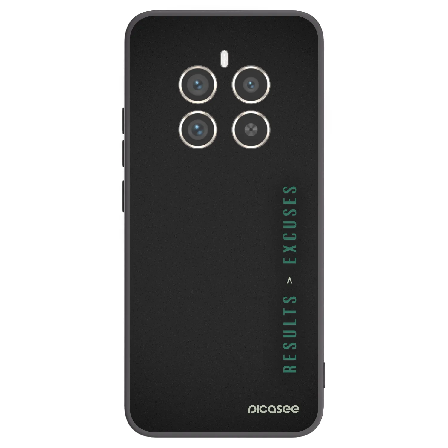 Picasee silikonový černý obal pro Realme 12 Pro 5G - Results x Excuses