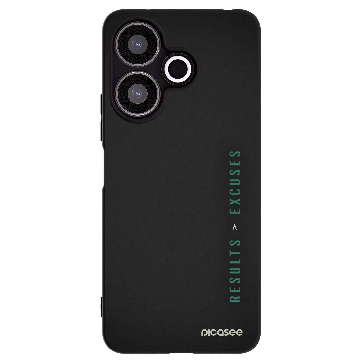 Picasee silikonový černý obal pro Xiaomi Redmi 13 4G - Results x Excuses