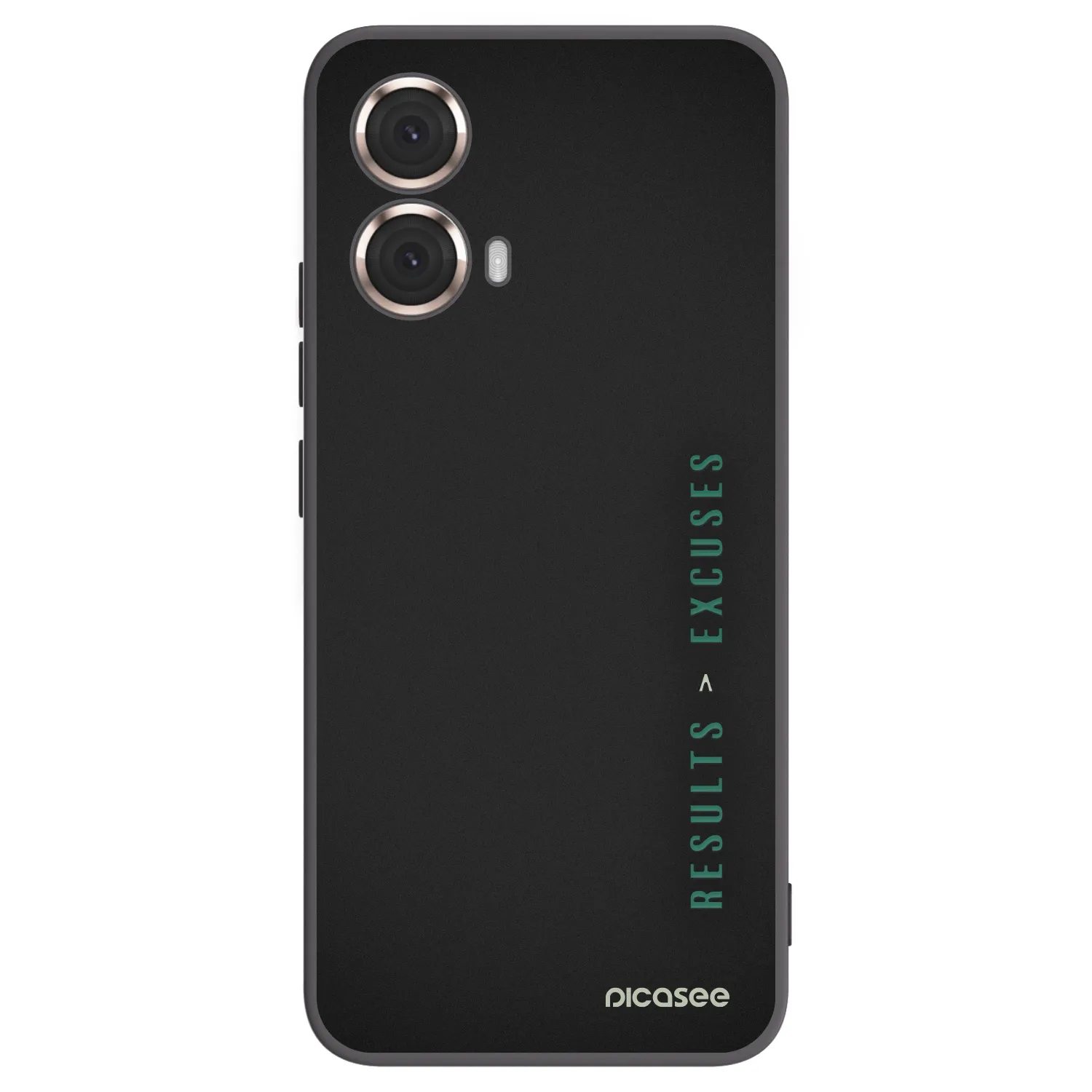 Picasee silikonový černý obal pro Motorola Moto G85 - Results x Excuses
