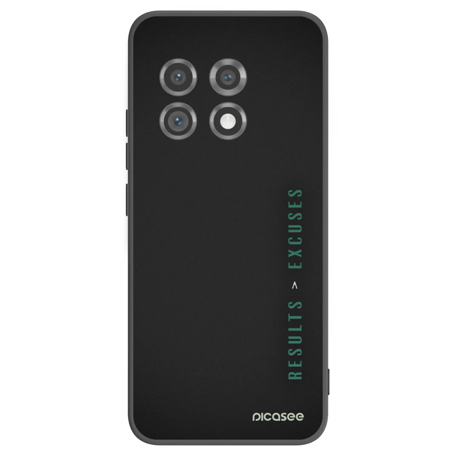 Picasee silikonový černý obal pro OnePlus 11 5G - Results x Excuses