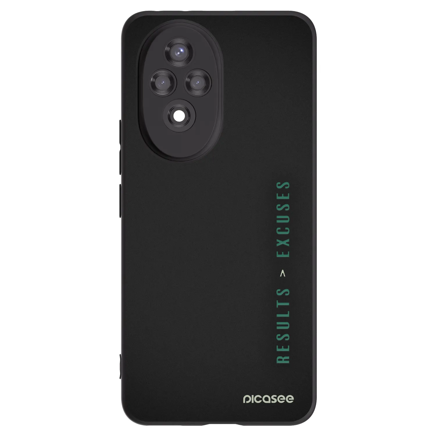 Picasee silikonový černý obal pro Honor 200 Pro 5G - Results x Excuses