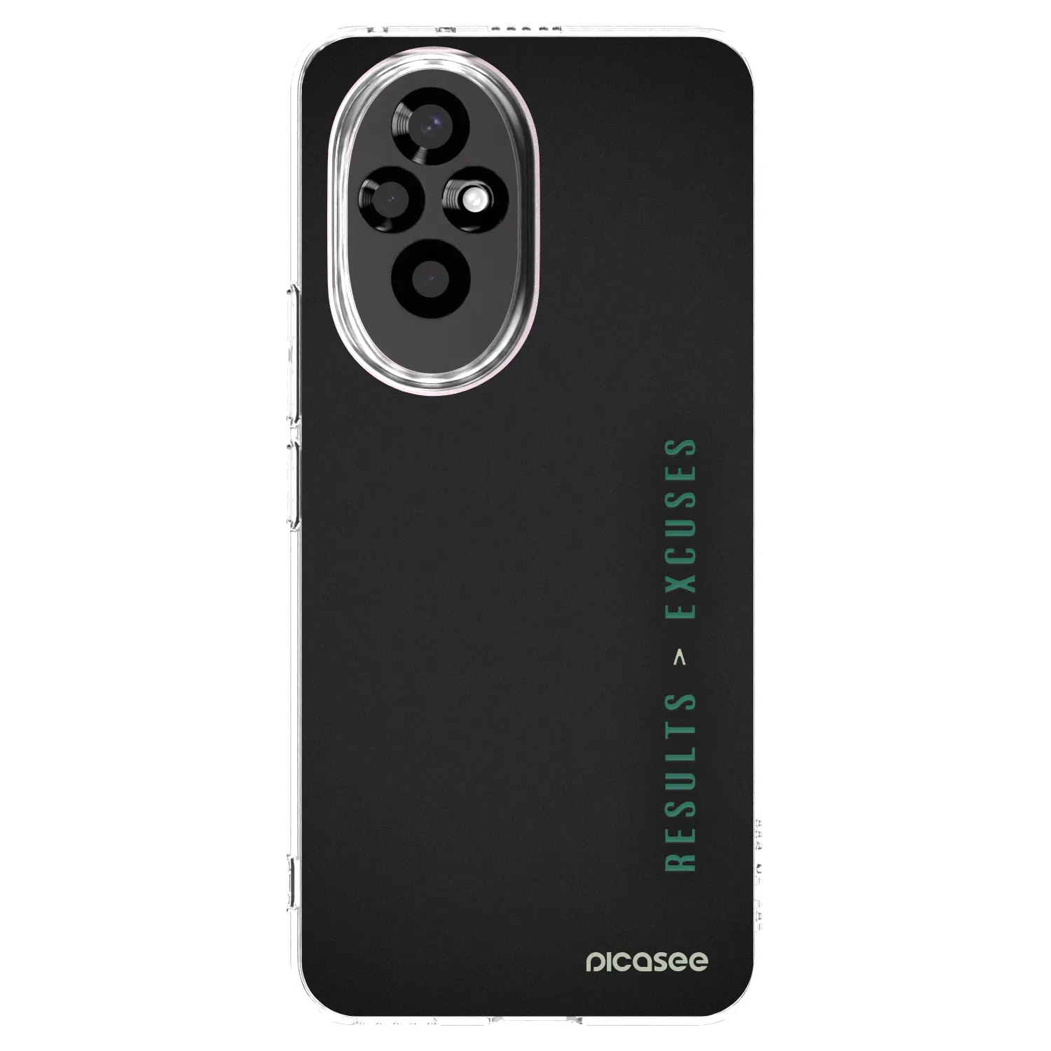 Picasee silikonový průhledný obal pro Honor 200 Pro 5G - Results x Excuses