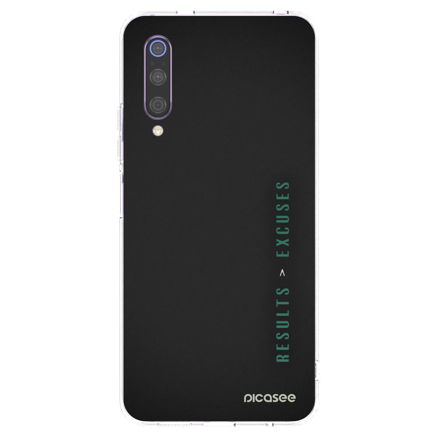 Picasee silikonový průhledný obal pro Xiaomi Mi 9 - Results x Excuses