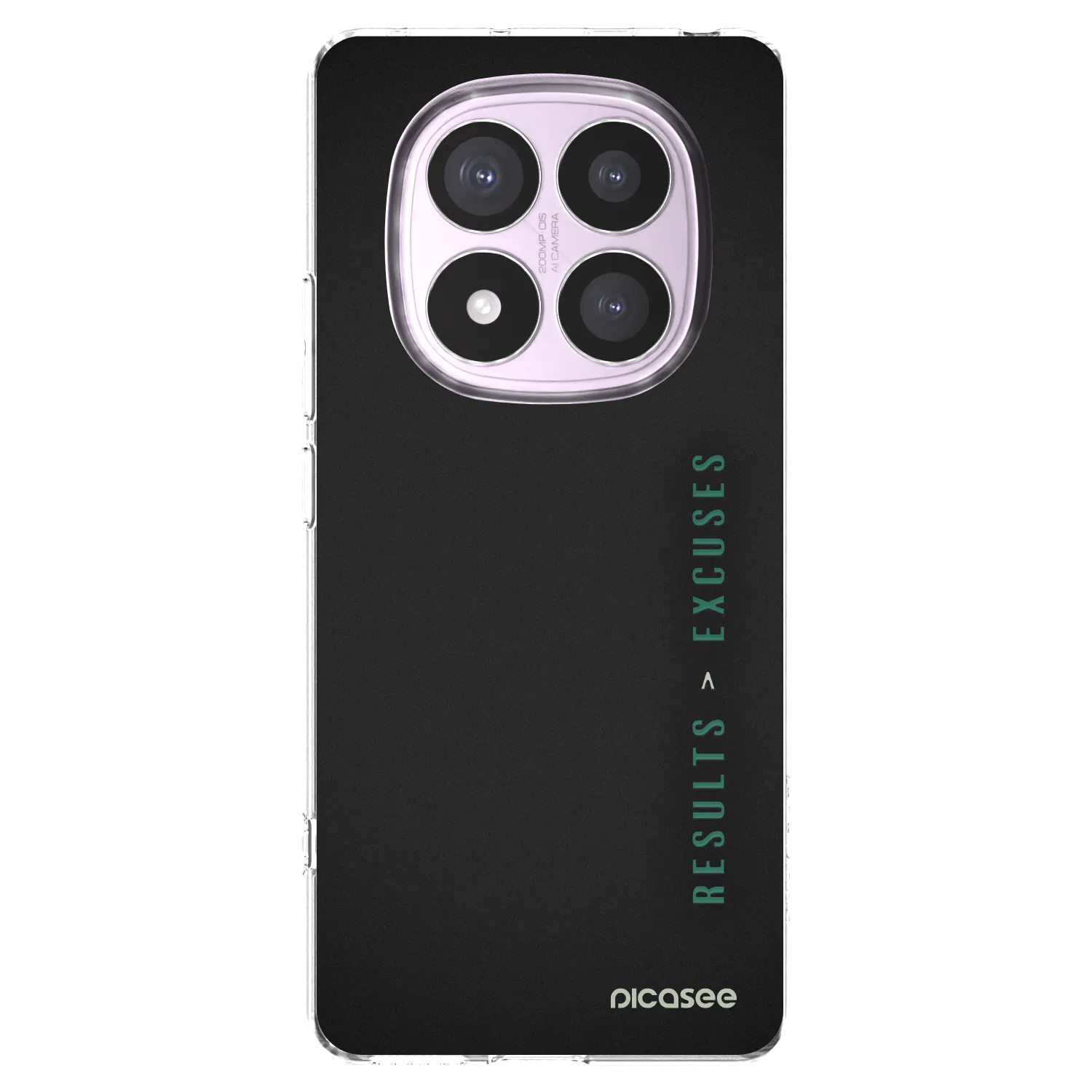 Picasee silikonový průhledný obal pro Xiaomi Redmi Note 14 Pro 5G - Results x Excuses
