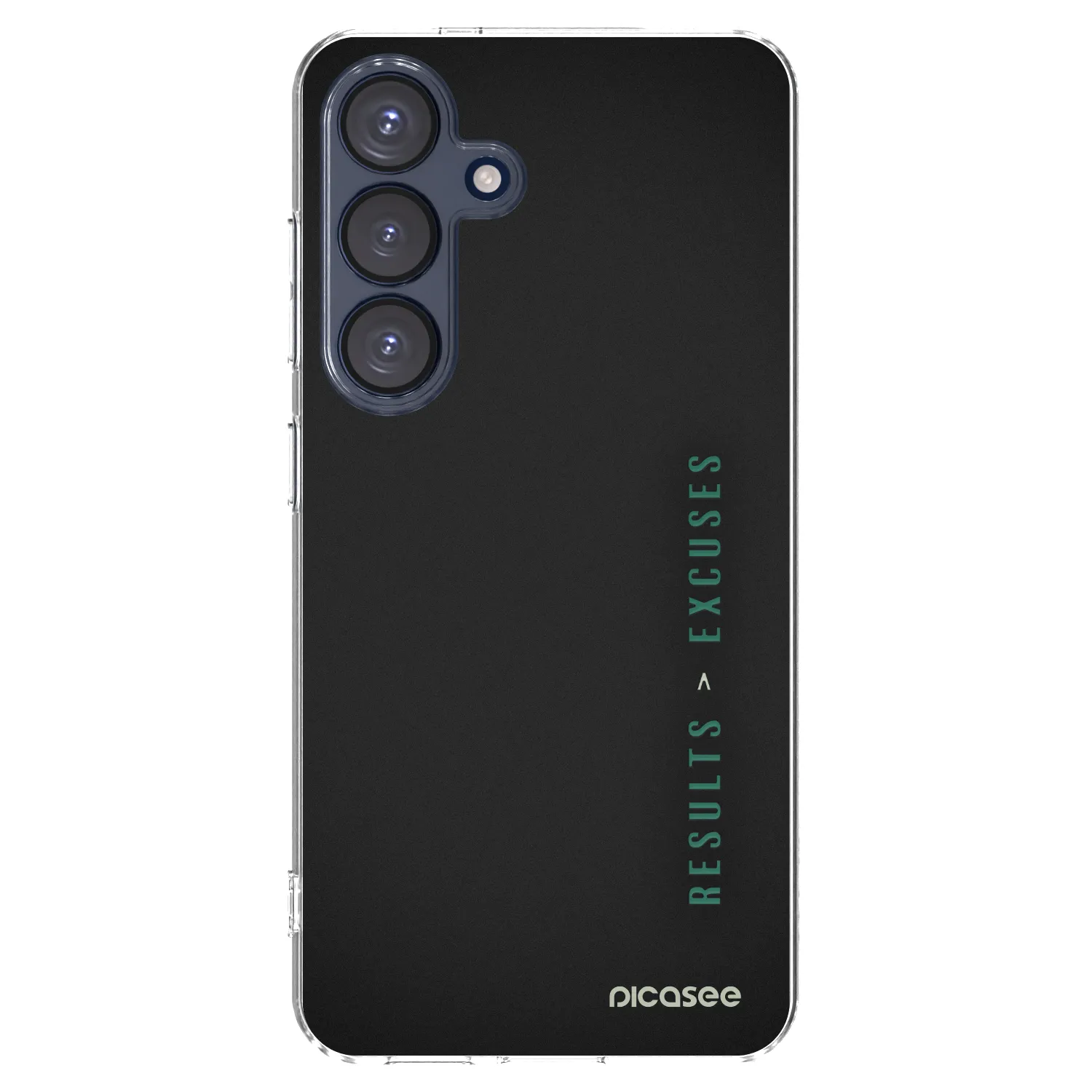 Picasee silikonový průhledný obal pro Samsung Galaxy S25 5G - Results x Excuses