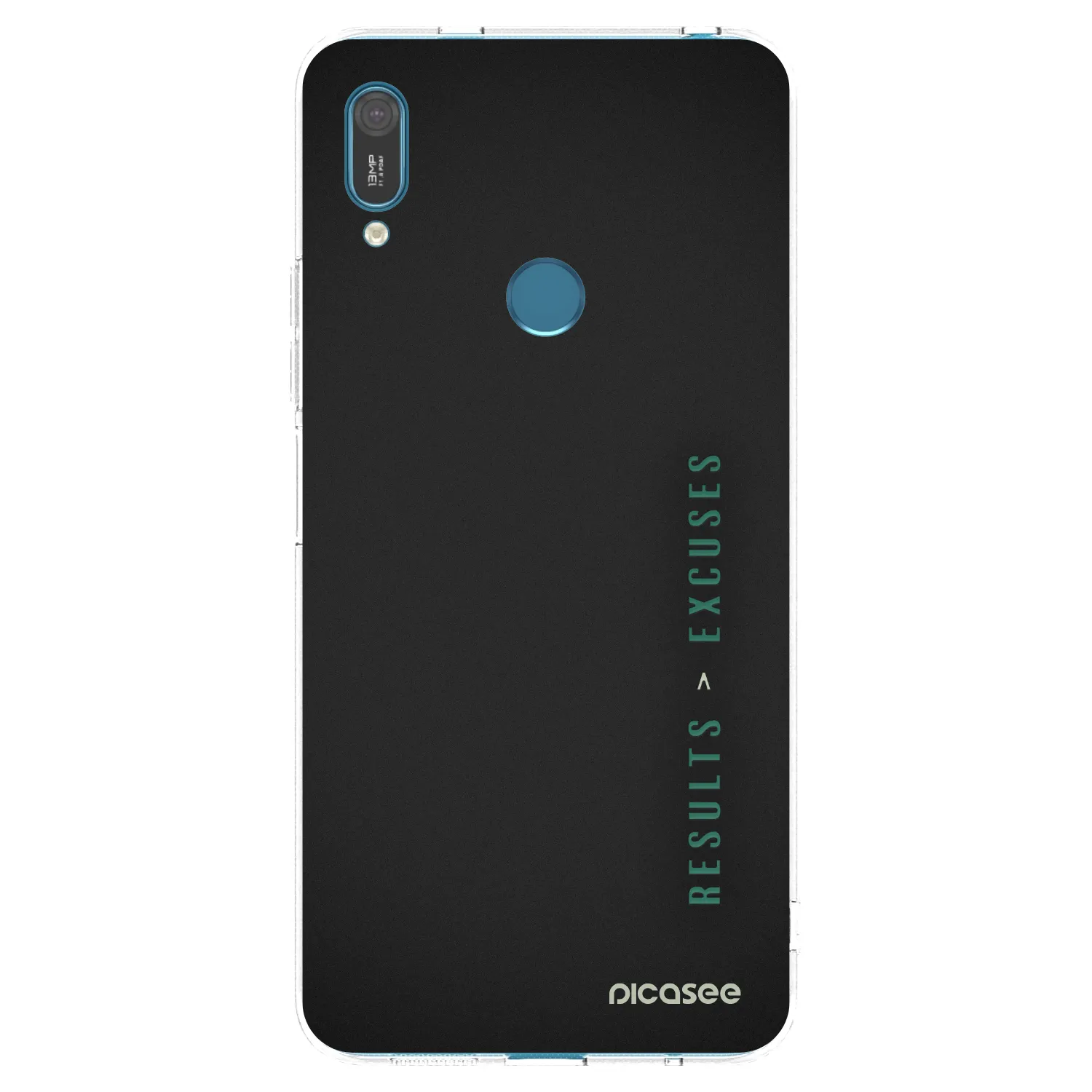 Picasee silikonový průhledný obal pro Huawei Y7 2019 - Results x Excuses