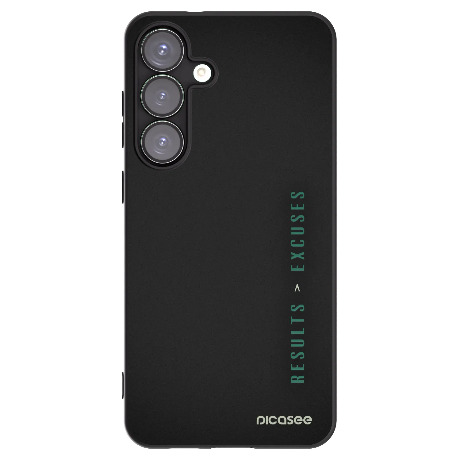 Picasee silikonový černý obal pro Samsung Galaxy S25+ 5G - Results x Excuses