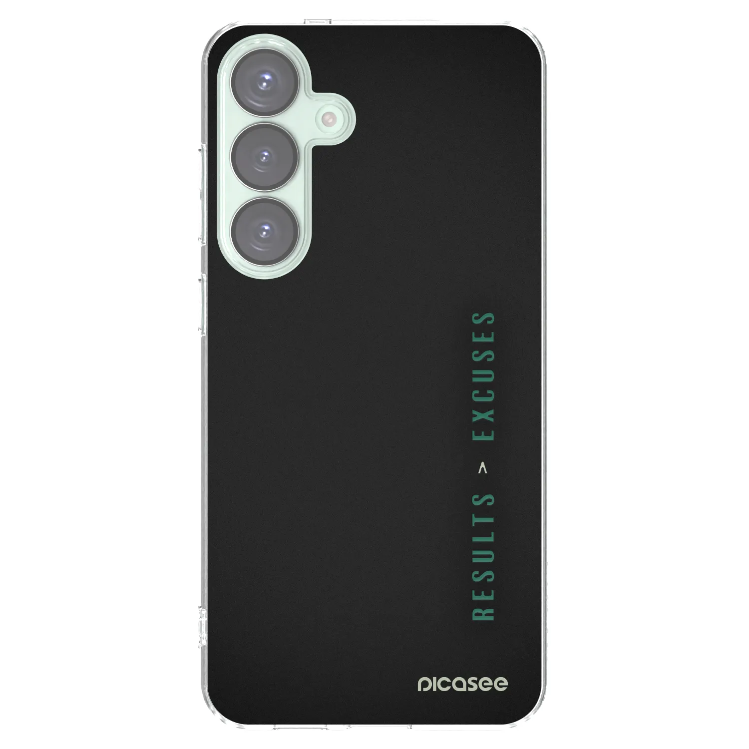 Picasee silikonový průhledný obal pro Samsung Galaxy S25+ 5G - Results x Excuses